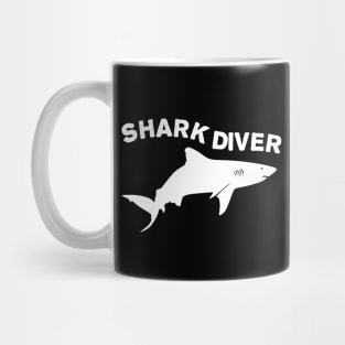 Shark diver Mug